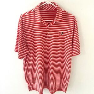Southern Tide Miami Hurricanes Performance Polo, Size: XL